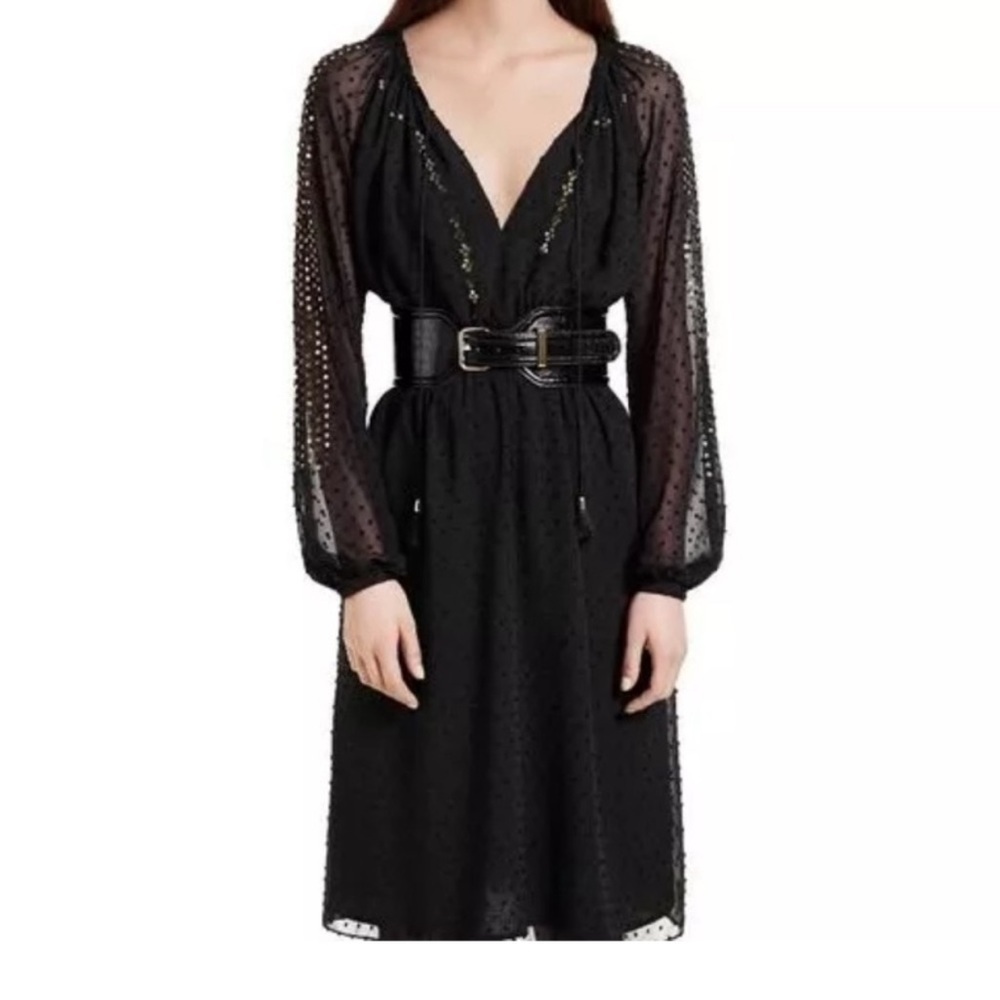 Altuzarra x Target Elegant Black Sheer Dress size 2